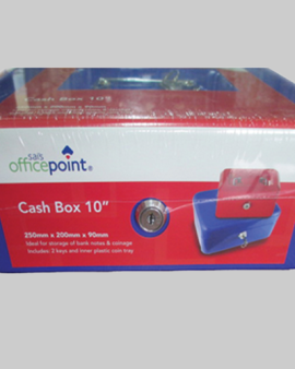 OFFICE POINT CASH BOX 10" REF 8878M CB10