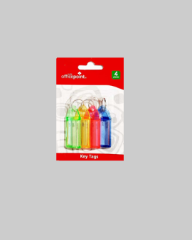 Officepoint Key Rings KT-4A Set Of 4pcs