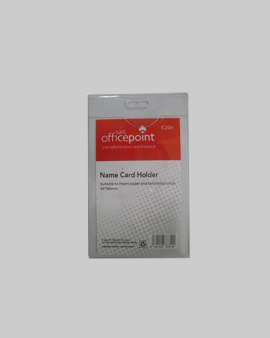 O/Point Name Badge Vertical 54x86mm IC208 PVC