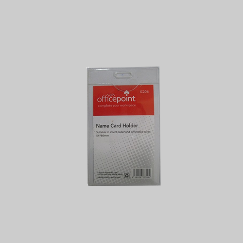 O/Point Name Badge Vertical 54x86mm IC208 PVC