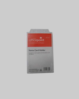 O/Point Name Badge Vertical 54x86mm IC210 PVC
