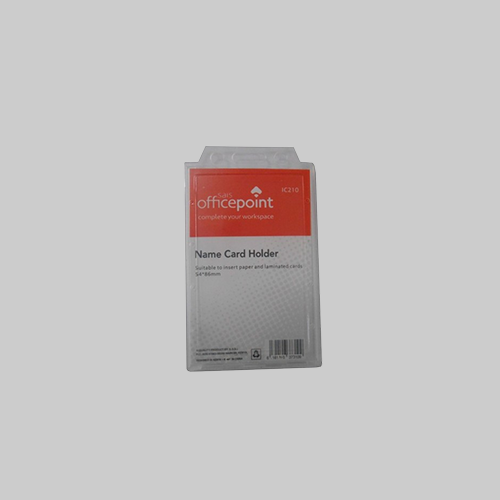 O/Point Name Badge Vertical 54x86mm IC210 PVC