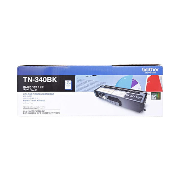 Brother TN-340BK Black Toner Cartridge