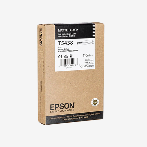 Epson T5438 Stylus Pro Matte Black Ink Cartridge