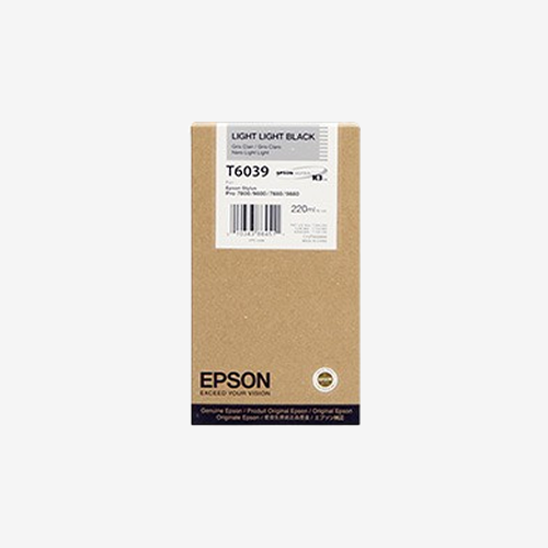 Epson T6039 Stylus Pro Light Light Black Ink Cartridge