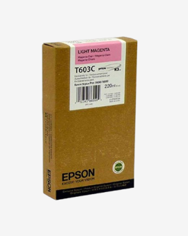 Epson T603C Stylus Pro Light Magenta Ink Cartridge