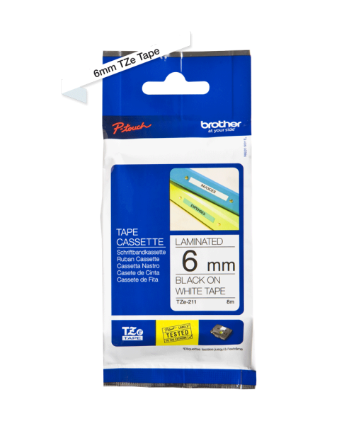 Brother TZE-211 Label Printer Tape