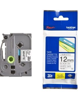 Brother Tape TZE-231 12mm Black on White